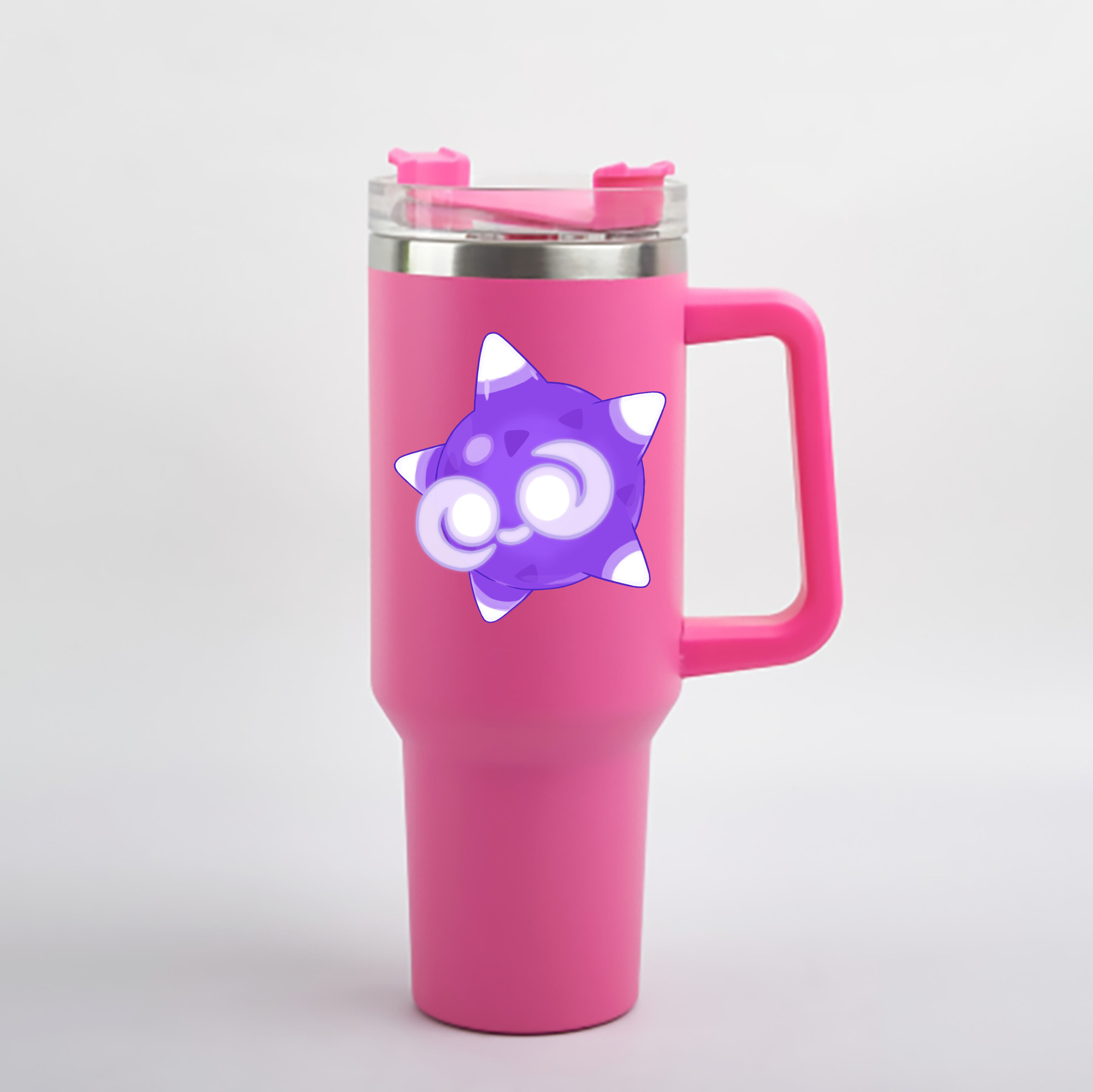 （画像用） ポケットモンスター Pokémon 1200mL車用タンブラー - クリスタルステッカー（プラスチックストロー付き）